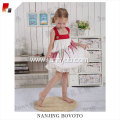 red shoulder-straps one-piece dress